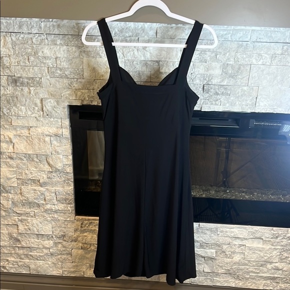 NWT White House Black Market Black Babydoll Dress with Sweetheart Neckline - Picture 7 of 8